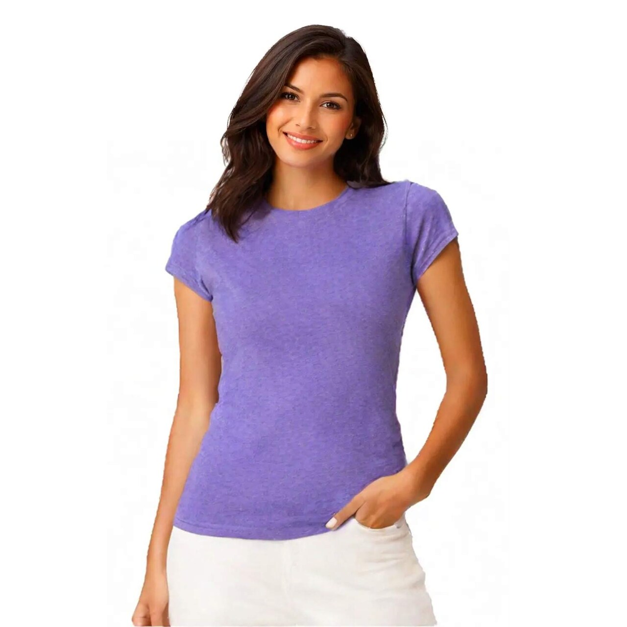 Gildan Softstyle Women’s Short Sleeve Crewneck T-Shirt for Casual Wear & Custom Cotton Printing Tee
